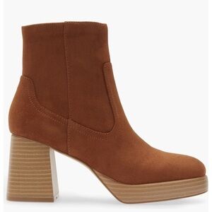 BP KEYLA BROWN PLATFORM BOOTIES